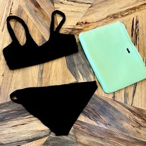 Triangl bikini with pouch
